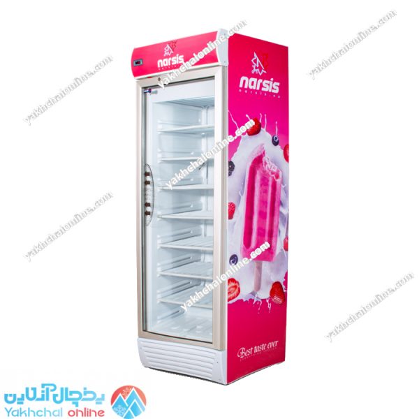 Standing ice cream freezer 65 cm one doors